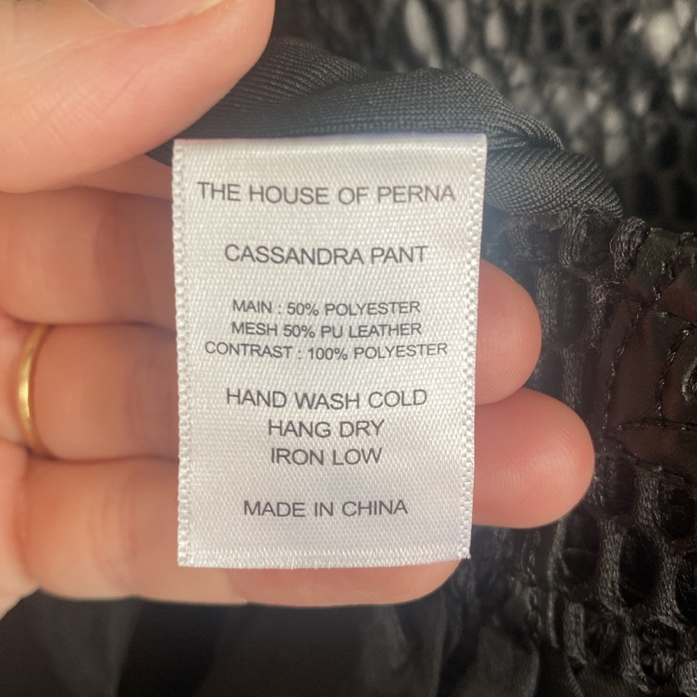 Anthropologie House of Perna Cassandra Trendy Street Black Skirt/Pants-Size XS - Picture 14 of 14